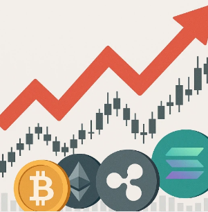 比特币、ETH、XRP 与 SOL 在通胀压力下的潜在走势分析
